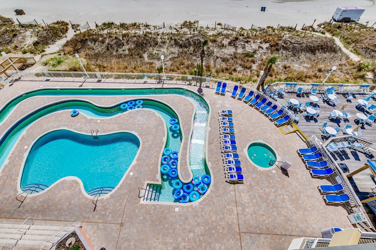 Oceanfront Top Location Modern Resort Lazy River Huge Pool Oasis Myrtle Beach Exterior photo